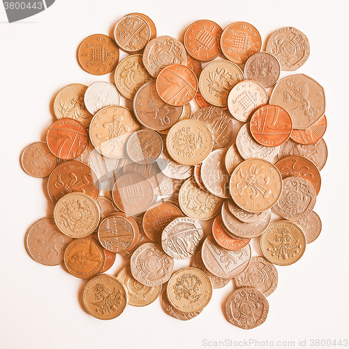 Image of  Pound coins vintage