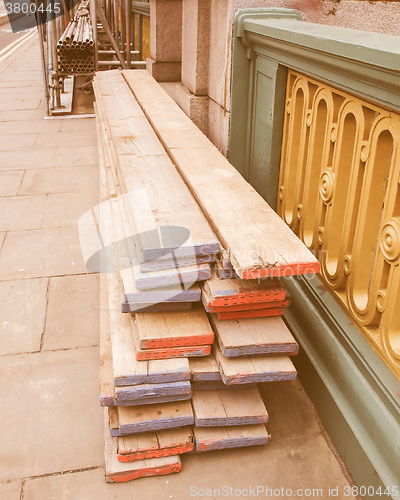 Image of  Building site vintage