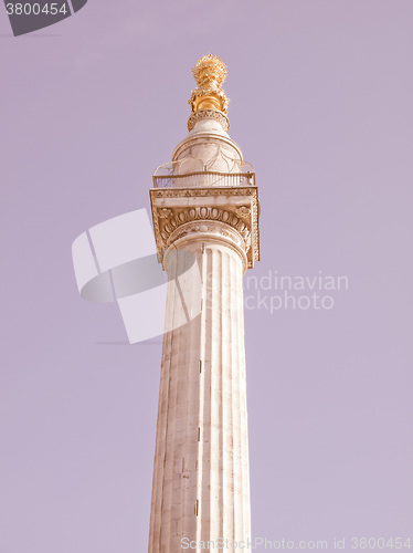 Image of The Monument, London vintage