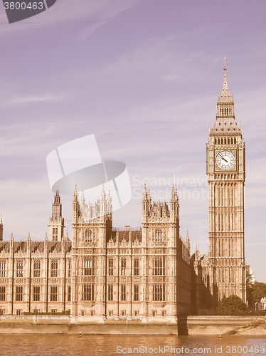 Image of Houses of Parliament vintage