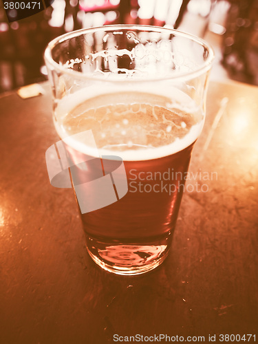 Image of  Pint of beer vintage