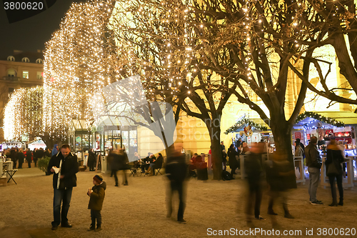 Image of Illumination on trees in Zagreb