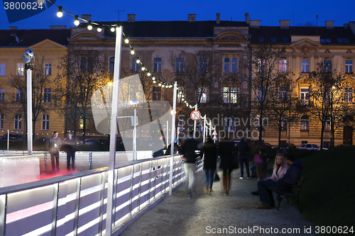 Image of City skating rink in Zagreb 