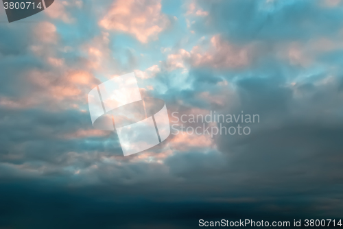 Image of Light through the clouds