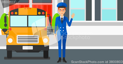 Image of School bus driver.