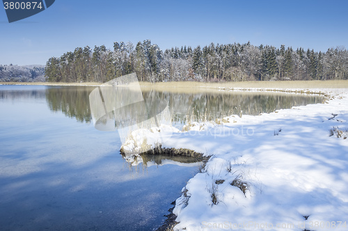 Image of Osterseen witner scenery