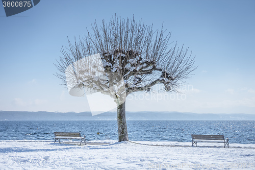 Image of winter scenery at Tutzing Bavaria