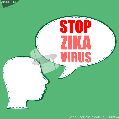 Image of Zika Virus as a Danger Concept Art vector illustration