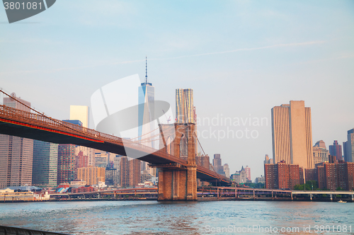 Image of Lower Manhattan cityscape