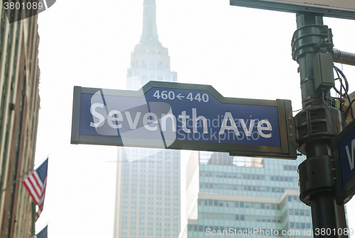 Image of Seventh avenue sign