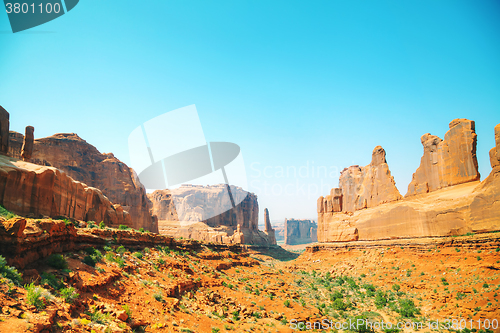 Image of Park Avenue overview at the Arches National park