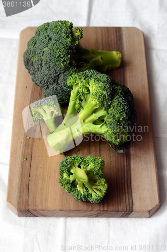 Image of Bunch of fresh green broccoli