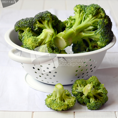 Image of Bunch of fresh green broccoli