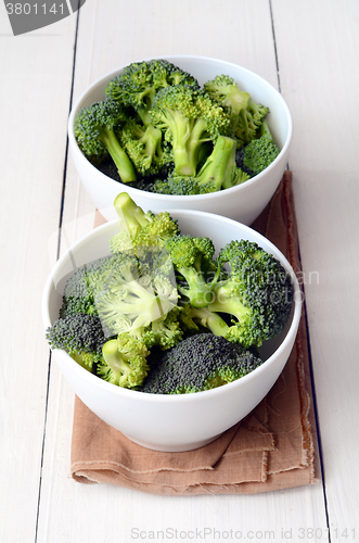 Image of Bunch of fresh green broccoli