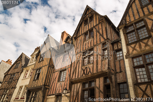 Image of Picturesque half-timbered houses in Tours, France