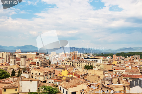 Image of View over the city of Girona, Catalonia