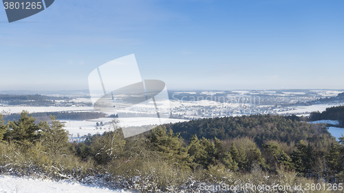 Image of winter scenery Büchelberg Münklingen