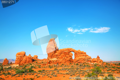 Image of The Turret Arch at the Arches National Park