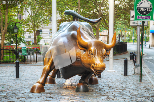 Image of Charging Bull sculpture in New York City