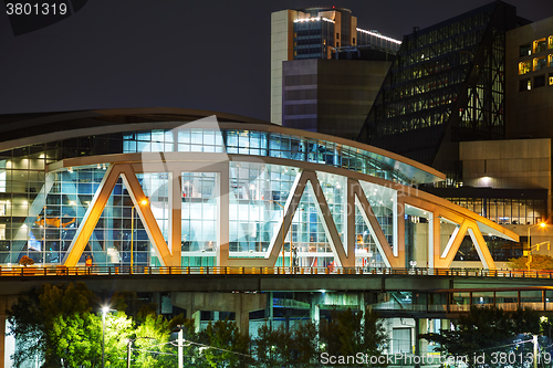 Image of Philips Arena and CNN Center in Atlanta, GA