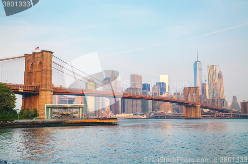 Image of Lower Manhattan cityscape