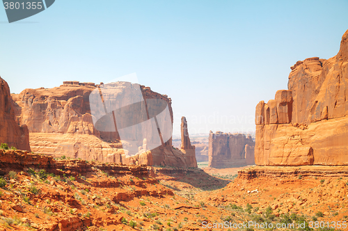 Image of Park Avenue overview at the Arches National park