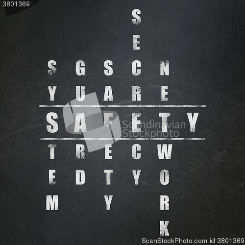 Image of Privacy concept: Safety in Crossword Puzzle