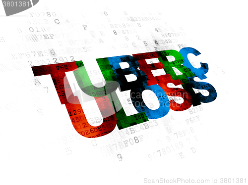Image of Healthcare concept: Tuberculosis on Digital background