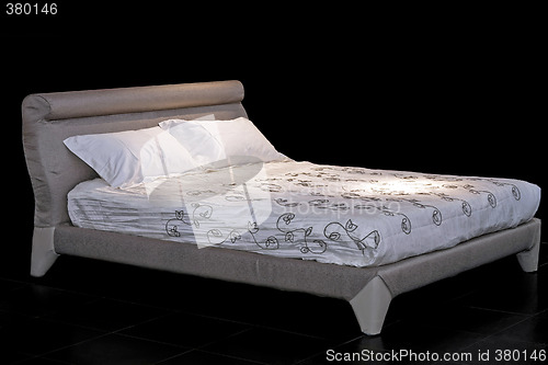 Image of Grey double bed