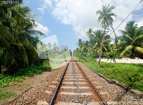 Image of Sign near railroad