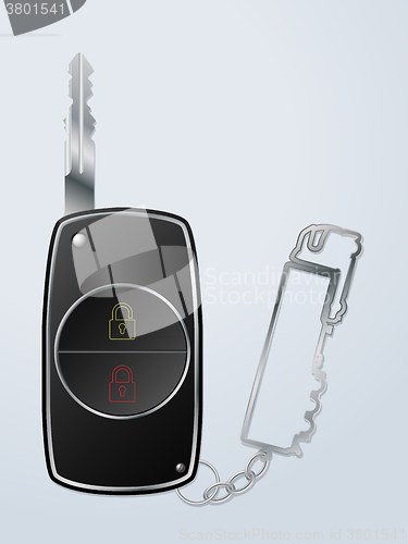 Image of Truck remote key with truck keyholder