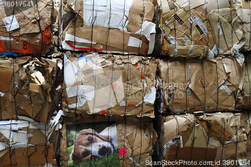 Image of paper carton box garbage 