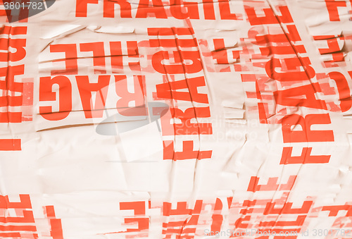 Image of  Fragile packet parcel vintage