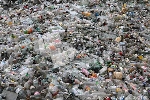 Image of glass bottle garbage