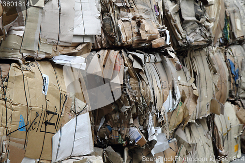 Image of paper carton box garbage 