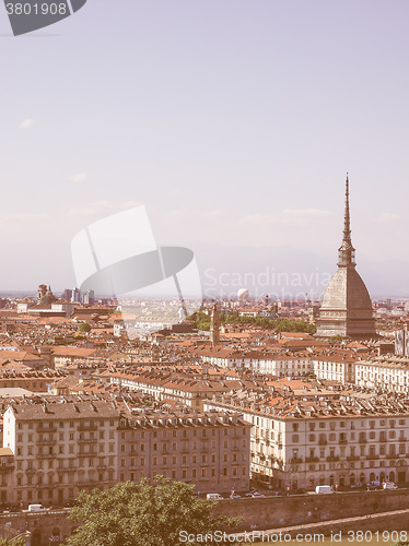 Image of Aerial view of Turin vintage
