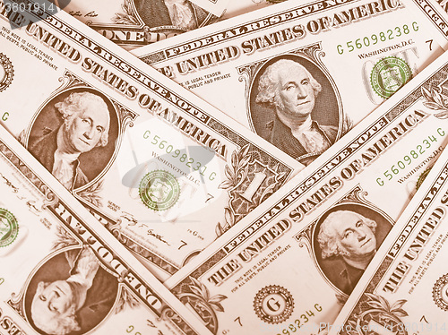 Image of  Dollar notes 1 Dollar vintage