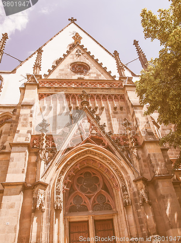 Image of Thomaskirche Leipzig vintage