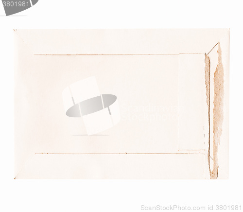 Image of  Letter envelope isolated vintage
