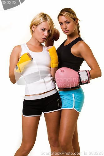 Image of Two sexy boxers