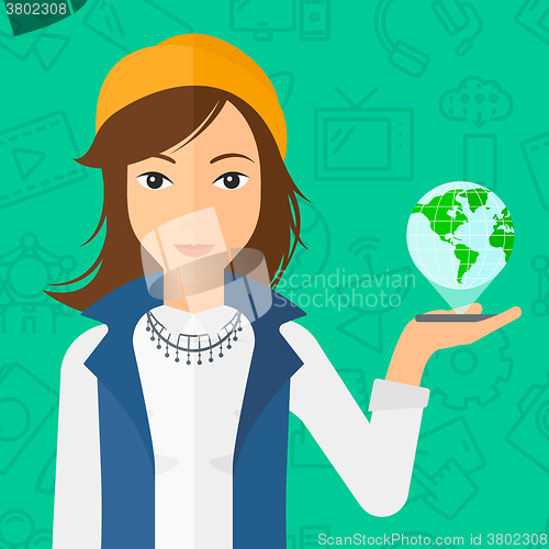 Image of International technology communication.