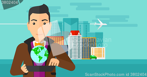 Image of International technology communication.