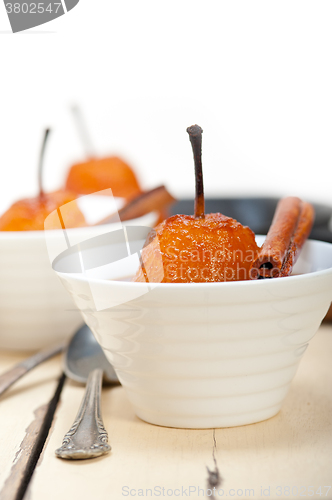 Image of poached pears delicious home made recipe 