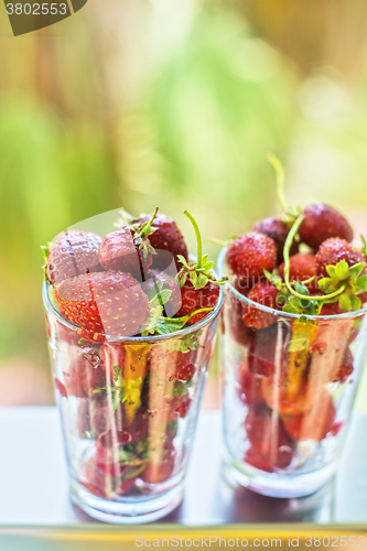 Image of Fresh ripe strawberry