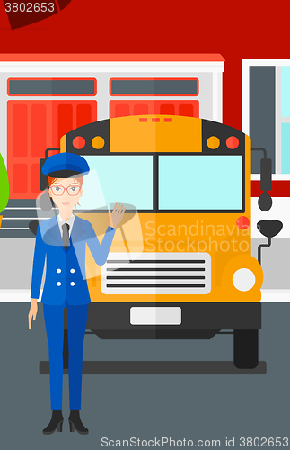 Image of School bus driver.