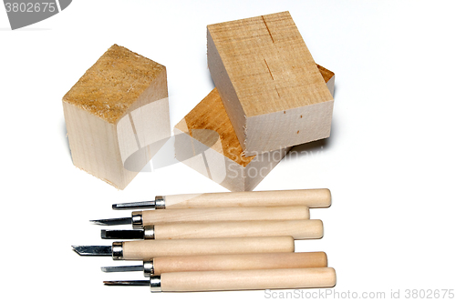 Image of wood carving tools