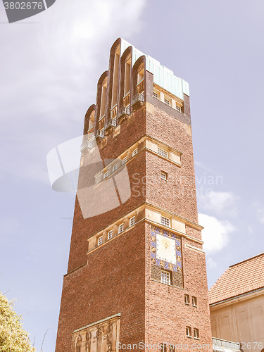 Image of Wedding Tower in Darmstadt vintage