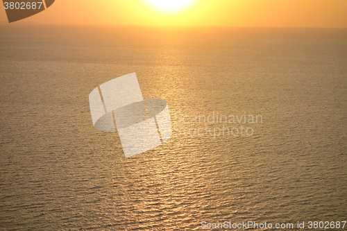 Image of ocean sunset