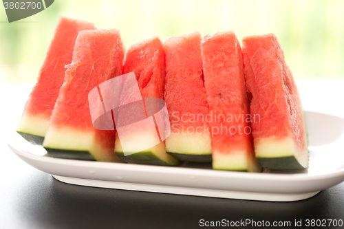 Image of watermelon on white