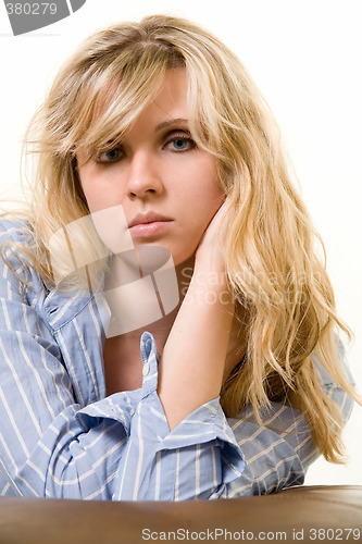 Image of Portrait of pretty woman